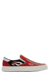 Amiri - Baskets à enfiler rouges Flame exclusives à SSENSE