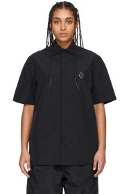 A-Cold-Wall* - Black Rhombus Badge Short Sleeve Shirt