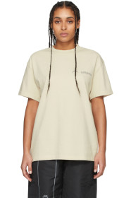 A-Cold-Wall* - Beige Logo T-Shirt