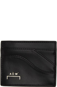 A-COLD-WALL* - Black Curved Zip Card Holder