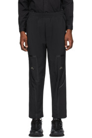 A-COLD-WALL* - Pantalon de survêtement noir Bracket Taped