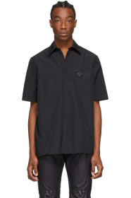 A-Cold-Wall* - Black Rhombus Badge Short Sleeve Shirt