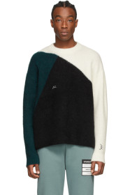 A-Cold-Wall* - Off-White Colorblocked Rib Sweater