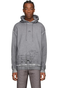 A-Cold-Wall* - Grey Blueprint Hoodie