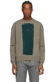 A-Cold-Wall* - Grey Block Painted Sweatshirt