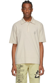 A-Cold-Wall* - 驼色 Rhombus Badge Polo 衫