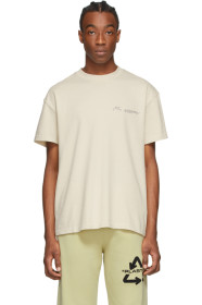 A-Cold-Wall* - Beige Logo T-Shirt