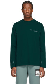 A-COLD-WALL* - T-shirt à manches longues et logo vert