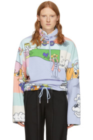 Martine Rose - Multicolor Fleece Bongo Batwing Pullover