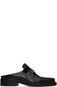 Martine Rose - SSENSE Exclusive Black Leather Loafers