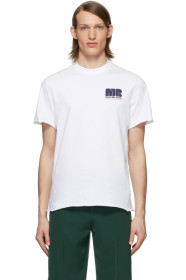 Martine Rose - 白色 Lettuce Hem T 恤