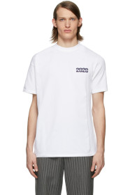 Martine Rose - T-shirt blanc Side Rib