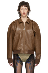 Y/Project - Brown Penguin Sleeve Jacket