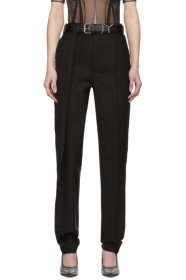 Y/Project - Black Oversized Waist Trousers