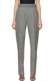 Y/Project - Black & White Multi-Loop Trousers