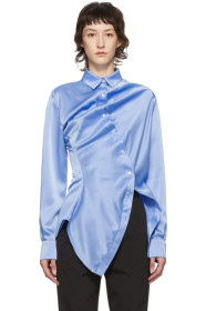 Y/Project - Blue Twisted Shirt