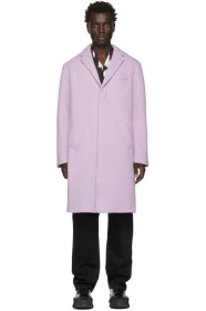 Saturdays NYC - Purple Wool Morgan Coat