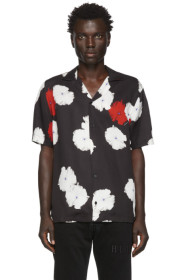 Saturdays NYC - ブラック Canty Moon Flower シャツ