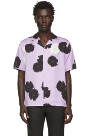 Saturdays NYC - パープル Canty Moon Flower シャツ