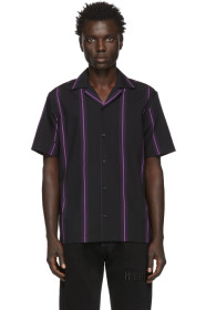 Saturdays NYC - Black Canty Stripe Shirt