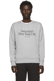 Saturdays NYC - Grey Bowery Miller Standard Sweatshirt