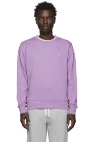 Saturdays NYC - Purple Bowery Slash Sweatshirt