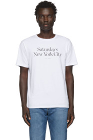 Saturdays NYC - White Miller Standard T-Shirt