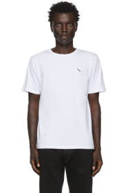 Saturdays NYC - White Slash T-Shirt