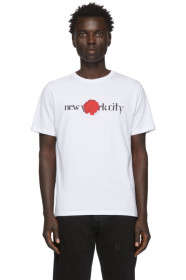 Saturdays NYC - White NYC Moonflower T-Shirt