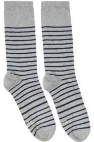 Saturdays NYC - Grey & Navy LIghtweight Socks