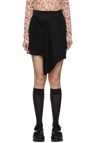 Shushu/Tong - Black Pleat Miniskirt