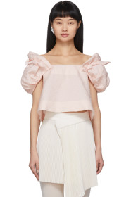 Shushu/Tong - Pink Bow Blouse