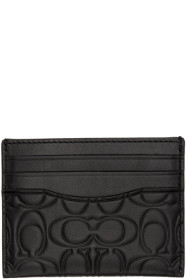 Coach 1941 - Black Embossed Signature Card Holder