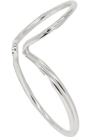 Saskia Diez - Silver Wire Double Ear Cuff