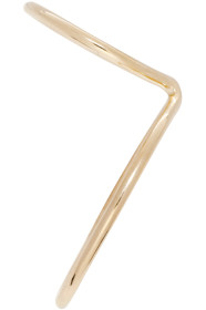 Saskia Diez - Gold Wire Double Ear Cuff