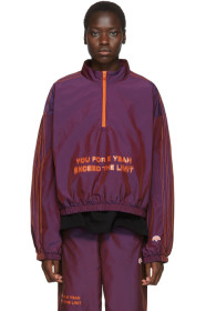 adidas Originals by Alexander Wang - パープル You For E Yeah Exceed The Limit トラック プルオーバー