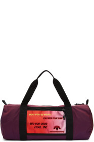adidas Originals by Alexander Wang - Sac en sergé mauve