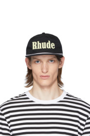 Rhude - ブラック & ホワイト ロゴ キャップ