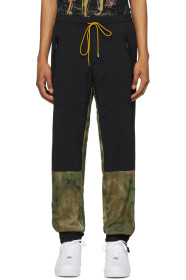 Rhude - Black & Green Flight Lounge Pants