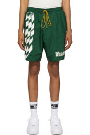 Rhude - Green Warm-Up Shorts