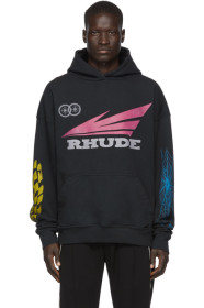Rhude - Black Decal Rhonda 2 Hoodie