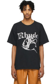 Rhude - Black Cowboy Shark T-Shirt