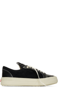 Rhude - Black Suede V1 Lo Sneakers