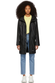Stutterheim - Black Ekeby Lightweight Long Raincoat