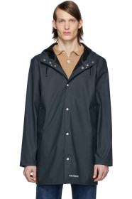 Stutterheim - Navy Stockholm Lightweight Raincoat