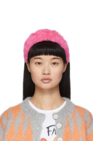 Ashley Williams - SSENSE Exclusive Pink Alice Headband