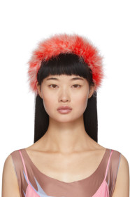 Ashley Williams - Red Feathers Poppy Headband