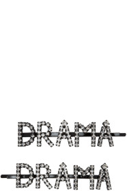 Ashley Williams - Transparent 'Drama' Hair Clip Set