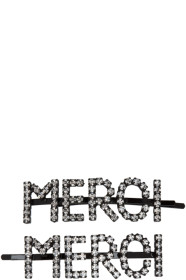 Ashley Williams - Transparent 'Merci' Hair Clip Set