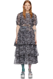 Ashley Williams - Black Tattoo Dress